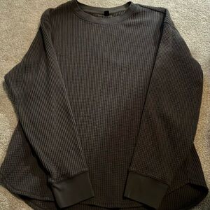 Uniqlo waffle long-sleeve shirt